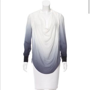 Haute hippie ombre silk top size S